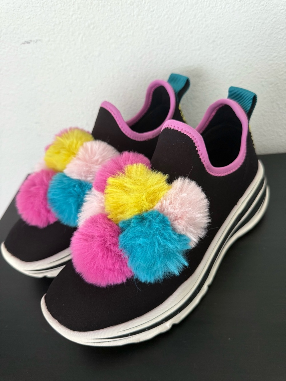 UGG Dots Colorful Pom-Pom Runner Trainers Sneakers